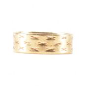 HALLMARKED 9CT GOLD BAND RING