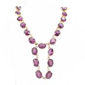 ANTIQUE PASTE COLLAR NECKLACE