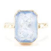 VINTAGE GOLD & PASTE INTAGLIO