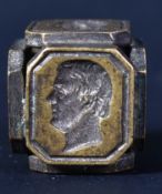 19TH CENTURY MULTI-FACETED INTAGLIO SEAL / FOB