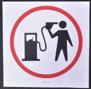 BANKSY (BRITISH 1974-) - PETROL HEAD - ORIGINAL STICKER