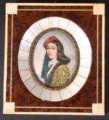 19TH CENTURY PORTRAIT DEPICTING KATHERINA ROSA BOTSARI