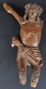 18TH CENTURY CARVED LIMEWOOD RELIGIOUS FIGURE