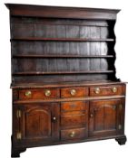 GEORGE II WELSH OAK COUNTRY DRESSER