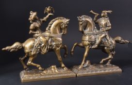 PAIR OF EARLY 20TH CENTURY EDWARDIAN DOOR STOPS