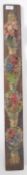 EARLY 20TH CENTURY CARVED POLYCHROME DECORATED PANEL