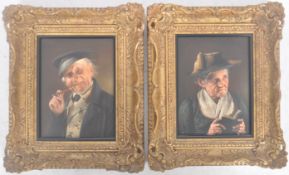 ALEXANDER VON WAGNER (1838-1919) PAIR OF OIL PAINTINGS