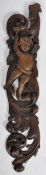 19TH CENTURY CARVED OAK RELIGIOUS WALL PLAQUE