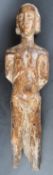 LARGE 16TH CENTURY MEDIEVAL CARVED WOOD FIGURINE