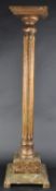 20TH CENTURY REEDED COLUMN PEDESTAL