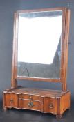 18TH CENTURY GEORGE II WALNUT DRESSING TABLE MIRROR