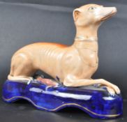 LARGE 19TH CENTURY STAFFORDSHIRE FIRESIDE DOG