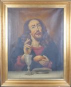 AFTER CARLO DOLCI - 19TH CENTURY OIL DEPICTING CHRIST