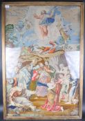 19TH CENTURY NEEDLEPOINT OF A BIBLICAL SCENE