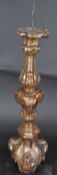 CARVED GILT WOOD CHURCH ALTAR CANDLESTICK