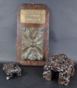 ENGLISH OAK CHURCH ROOF BOSSES