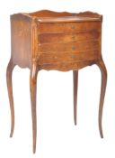 19TH CENTURY FRENCH WALNUT COMMODE CHEST / NIGHTSTAND