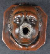 19TH CENTURY BRONZE FOUNTAIN CHERUB PUTTI HEAD