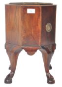 19TH CENTURY GEORGE III WALNUT WINE COOLER