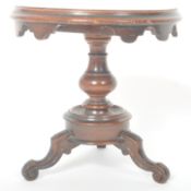 19TH CENTURY VICTORIAN MINIATURE TILT TOP TABLE