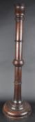 19TH CENTURY CHURCH ALTAR TURNED PINE CANDLE STICK HOLDER