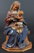 SWISS / GERMAN ALPINE CARVED WOOD FIGURINE
