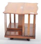 ERALY 20TH CENTURY MAHOGANY TABLE TOP REVOLVING BOOKCASE