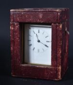19TH CENTURY VICTORIAN CARRIAGE CLOCK