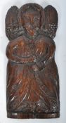 19TH CENTURY CARVED PANEL OF ST PETER