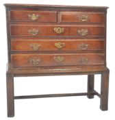 RARE 18TH CENTURY MINIATURE CHEST ON STAND