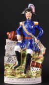LARGE 19TH CENTURY VICTORIAN STAFFORDSHIRE NAPOLEON FIGURE
