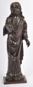 19TH CENTURY RELIGIOUS CARVED FIGURE OF CHRIST