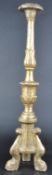 ITALIAN GILTWOOD ROCOCO CHURCH ALTAR CANDLE STICK