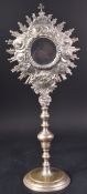 19TH CENTURY SILVER GILT MONSTRANCE