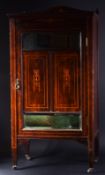 19TH CENTURY VICTORIAN INLAID ROSEWOOD CABINET