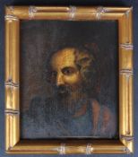 18TH CENTURY ITALIAN SCHOOL OIL ON BOARD PORTRAIT STUDY