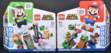 LEGO SETS - TWO SUPER MARIO - 71387 & 71360 - ADVENTURES WITH LUIGI AND MARIO