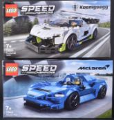 LEGO SET - SPEED CHAMPIONS - 76902 - 76900 - MCLAREN ELVA - KOENIGSEGG JESKO
