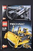 LEGO SETS - TECHNIC - 42028 - BULLDOZER AND COMPACT TRACKED LOADER