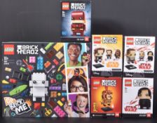 LEGO SETS - SIX BRICK HEADZ - 41597 - 40381 - 41603 - 41608 - 41602 - 41598