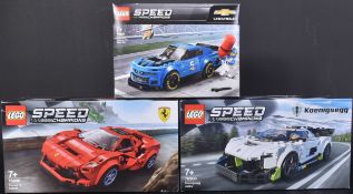 LEGO SET - THREE SPEED CHAMPIONS SETS - 76895 - 75891 - 76900