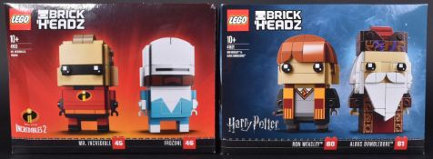 LEGO SET - TWO BLOCK HEADZ - 41613 & 41621 - HARRY POTTER - INCREDIBLES 2