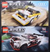 LEGO SETS - TWO SPEED CHAMPIONS - 76897 AND 76896 - NISSAN AND AUDI