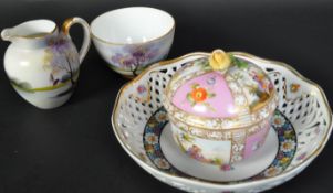 19TH CENTURY & LATER CONTINENTAL FINE BONE CHINA ITEMS