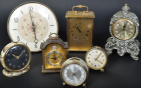 COLLECTION MID CENTURY CLOCKS - SWIZA - KIENZLE - H.A.C - ROAMER