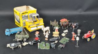 COLLECTION OF DINKY & CORGIE DIE CAST VEHICLES