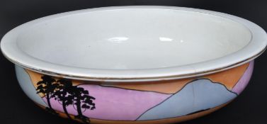 20TH CENTURY GOLDEN LUSTRE CENTRE PIECE FRUIT BOWL