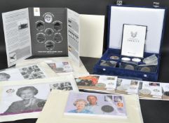 ASSORTMENT OF 20TH CENTURY ENGLISH & FOREIGN COINS