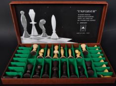 ANRI - ARTHUR ELLIOT - SPACE AGE - 1970S WOODEN CHESS PIECES
