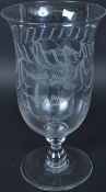 19TH CENTURY VICTORIAN ACID ETCHED CELERY GLASS